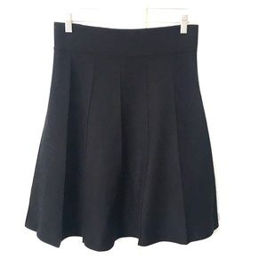 Pleated black skirt